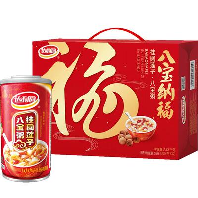 达利园桂圆莲子八宝粥360g*12罐