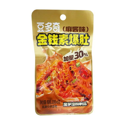 豆多奇魔芋麻酱辣味爆肚零食