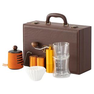 帝国手冲咖啡壶套装家用小型手摇式研磨器手冲咖啡礼盒分享壶套装