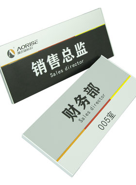 aorise铝合金可拆卸可抽拉门牌