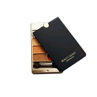 美颜秘笈八色旋转眼影闪粉珠光防水不晕妆ins平价学生高光眼影盘