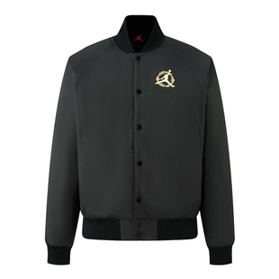 耐克男薄棉服2026春马年新款Jordan印花棒球服棉衣夹克IQ3966-060