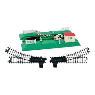 轨道小火车配件 轨道 直道 弯道 道岔 桥洞 站台 人仔 高架桥梁