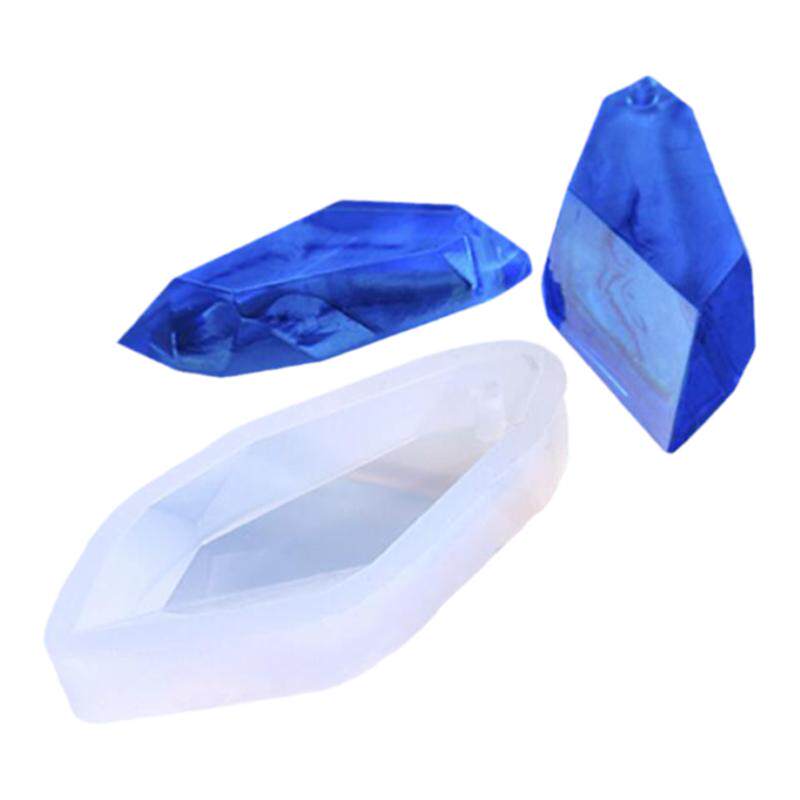 竹染水滴菱形吊坠硅胶模具 水晶滴胶胎毛挂饰模具diy项链饰品模具