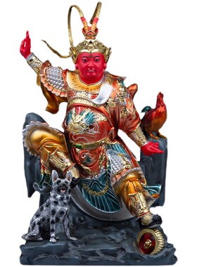 田都元帅神像相公爷戏神居家供奉树脂彩绘田公元帅保平安中式摆件