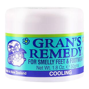 Grans remedy新西兰进口正品老奶奶臭脚粉鞋臭粉除臭脚汗克星薄荷