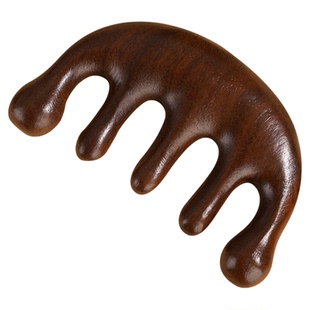 香檀木梳子礼盒按摩梳礼盒定制送妈妈送长辈檀木经络梳节日礼品