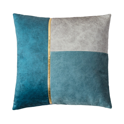 科技布抱枕拼接沙发别墅撞色抱枕