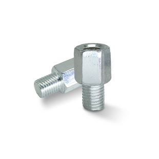 电动车反光镜转换螺丝摩托车后视镜增高转换螺丝头10mm8mm转接头