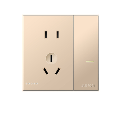 [官方直营]俊朗开关插座流金面板