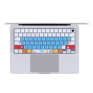JRC适用于苹果笔记本A2992电脑Macbook新款A2991键盘保护膜Pro14英寸A2337快捷功能A2338贴膜16透光迪士尼Air