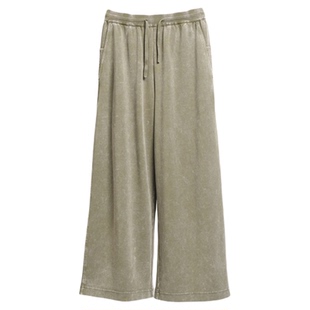 WHM 设计师品牌26春夏新款 柔软针织布松直休闲长裤 SOLSOL买手店