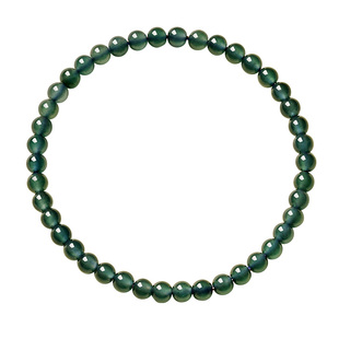 宫里上新翡翠手串女款蓝水冰种天然手链玉石串珠送妈妈生日礼物