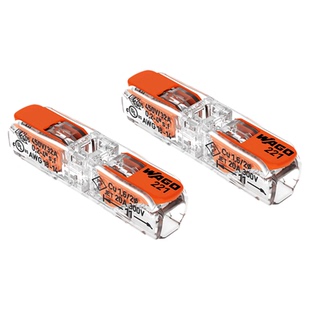 wago万可221系列412/413/415软硬线0.14-4平方接线端子分线连接器