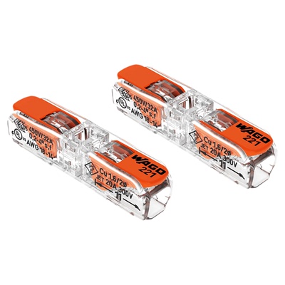 wago万可221软硬线通用接线端子