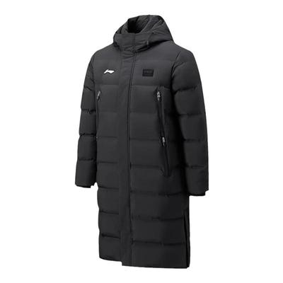 李宁官方正品保暖长款羽绒服男女