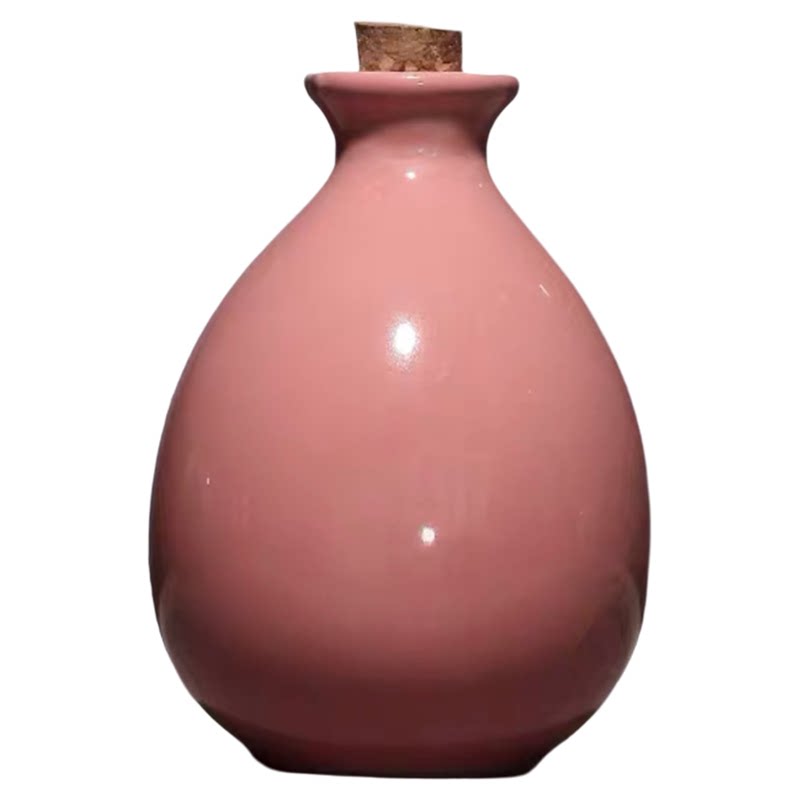宜兴陶瓷酒瓶一斤装包邮酒坛酒具酒器手抓瓶仿古彩釉土陶酒坛酒罐
