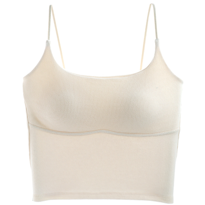 吊带背心女自带胸垫一体美背内搭