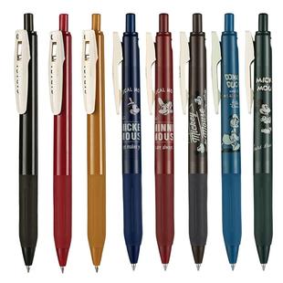 日本ZEBRA斑马复古笔JJ15勃艮第红暗色SARASA系列按动水笔中性笔学生用彩色ins风湖蓝限定不是闷酒红色