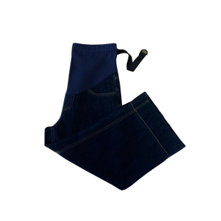 孕妇阔腿牛仔裤子不勒肚子春夏季薄款2026新款外穿春装孕期打底裤