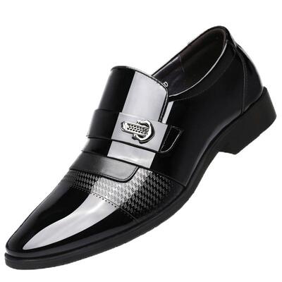 男皮鞋老人头商务正装2026年