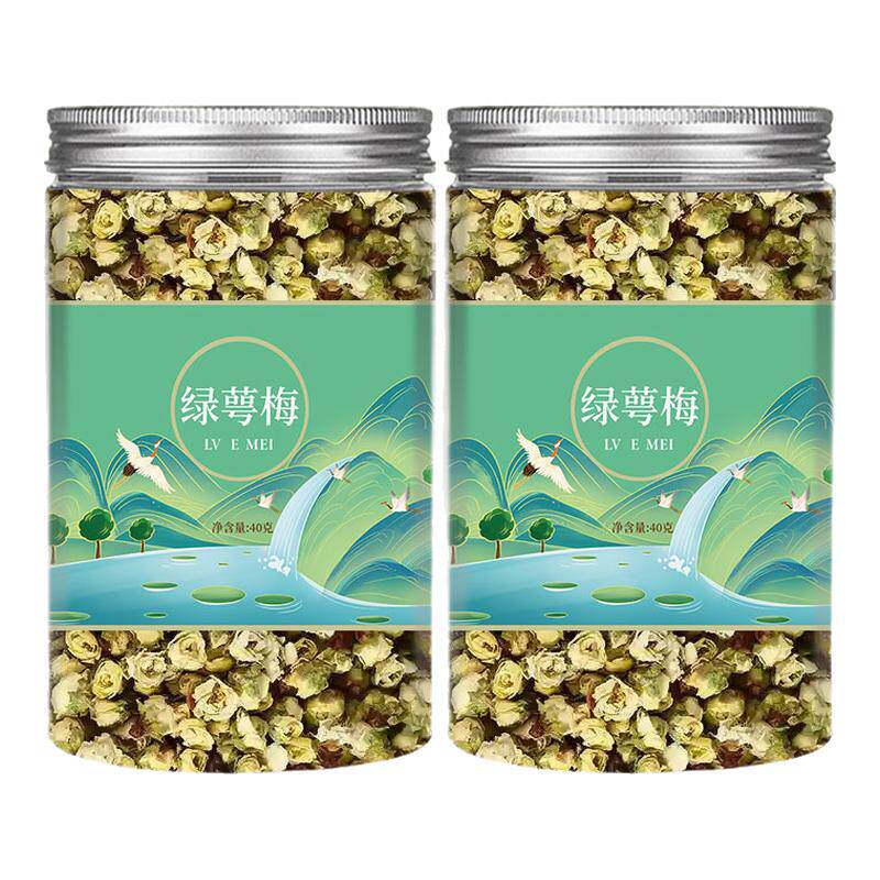 万馥堂白梅花绿萼梅中药材茶