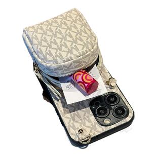 坎宁安适用华为Pura80手机壳mate70可装钱mate60RS旅游P40pro背包30lite绳p20可放卡P70化妆包p50零钱包时尚