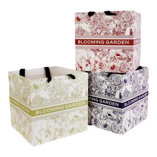 以花之名花束手提袋鲜花包装袋花店花艺礼物礼品方形装花束的袋子