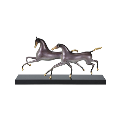 新中式铜马摆件开业礼品摆件客厅