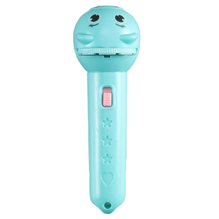 儿童趣味发光投影灯早教灯光星空投影仪玩具宝宝益智手电筒幻灯片