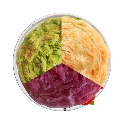 原味紫薯手抓饼家庭装早餐食品半成品煎饼面饼皮家用包邮30片摆摊