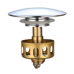 洗脸盆下水器弹跳芯面盆洗手盆按压式弹跳配件台盆浴缸漏水塞盖子