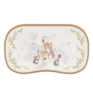 imomoto婴儿枕头冰丝新生儿凉枕夏季透气0到6个月以上儿童云片枕