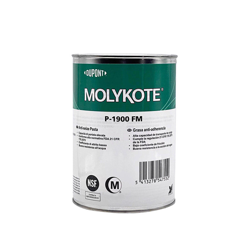 杜邦MOLYKOTE P-1900 FM轴承润滑脂重载机械中低速耐磨食品级白油