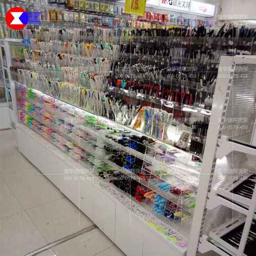 供应精品店文具货架文具亚克力笔架书本陈列展示架批发