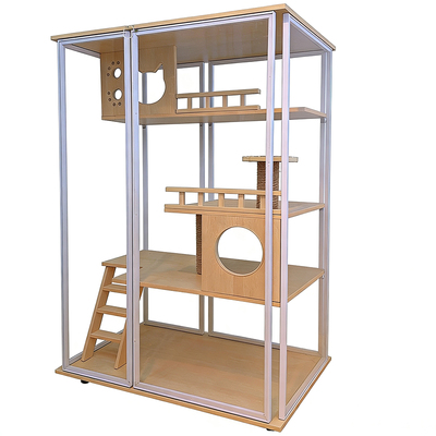 厂家福利，全景猫别墅，高档猫笼