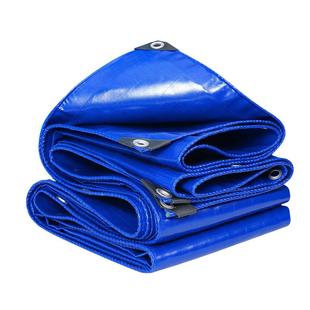 篷布防水遮阳防雨布耐磨蓝色加筋布防刮PVC刀刮布工厂直销定制