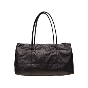 SecondMoon进口尼龙高级感慵懒波士顿腋下通勤大容量手拎单肩包