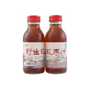 太行山内丘特色酸枣汁无蔗糖酸甜口传统熬制老口味300ml*8瓶礼品