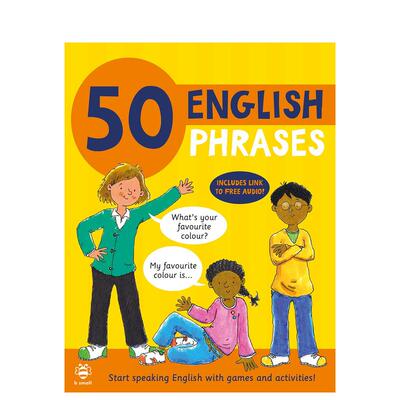 【预售】50 个英语短语 【50 Phrases】50 English Phrases英文儿童自然拼读原版图书外版进口书籍Susan Martineau , Catherine B