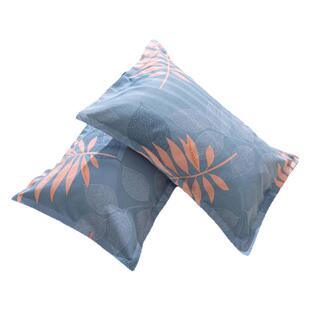 老粗布枕套纯棉一对装儿童小号30×50cm成人48x74加厚全棉枕头套