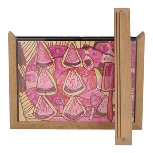 快拆磁吸A4儿童画框收纳展示一体儿童画奖状装裱8K活动盖A3相框