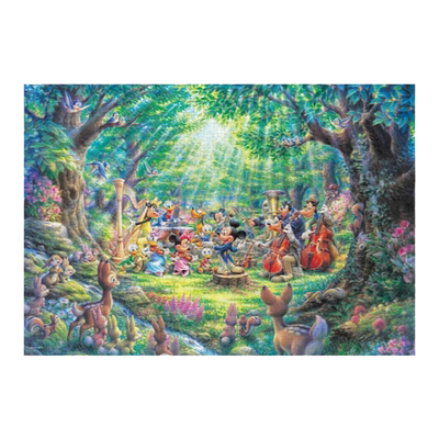 Tenyo拼图1000片拼图迪士尼森林交响团51x73.5cm米奇尺寸音乐