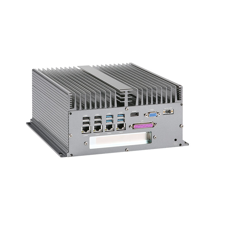 四核i7-6700HQ无风扇主机支持PCIE X16独立显卡 可选10串WIFI网卡