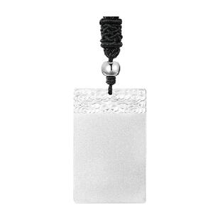 中国白银臻汇银999纯银祥云无事牌足银吊坠男士平安扣生日礼物