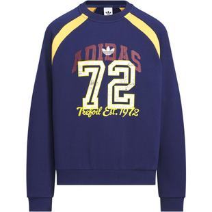 阿迪达斯童装男大童圆领卫衣25秋儿童撞色篮球风运动套头衫KG6617