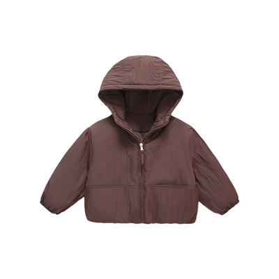 女童外套秋冬季夹棉加厚儿童棉衣