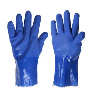 防油手套耐油防滑耐磨工作加厚劳保工业防水冬季男胶皮防酸碱橡胶