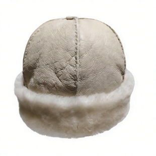 东北特厚羊皮毛一体地主帽男真皮毛护耳帽女冬季防风防寒帽子