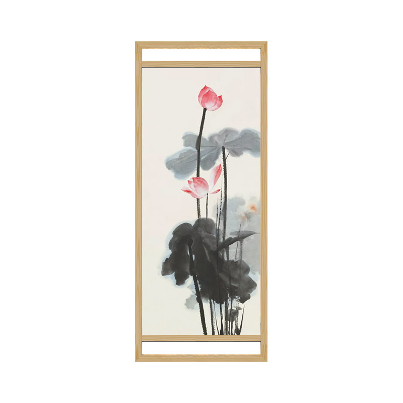 客厅玄关实木屏风隔断屏风如意